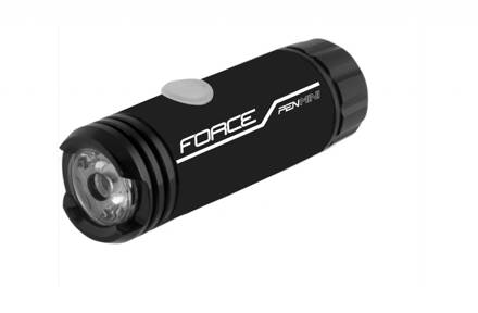 FORCE svetlo predné PEN 150l USB MINI, čierne