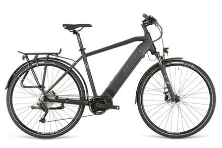 DEMA bicykel E-LLIOT TOUR black-grey-blue M/18'