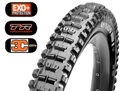 Maxxis plášť Minion DHR II 27.5x2.40 WT EXO+ TR 3C Maxx Terra, kevlar