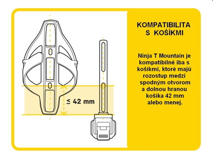 Držiak pod košík + multikľúč Topeak NINJA T MOUNTAIN