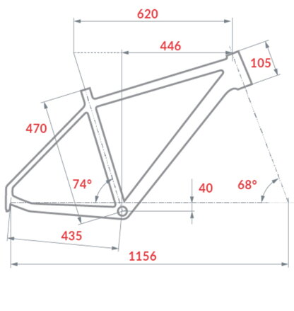 Bicykel Dema Raven HD dark brown-black L/19'