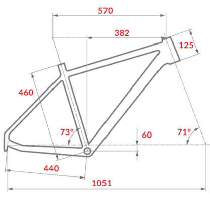 Bicykel Dema AVEIRO 9 charcoal-black M/18'