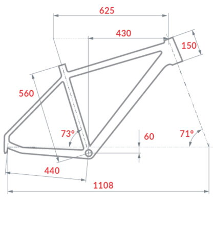 Bicykel Dema AVEIRO 5 grey-orange XL/22'