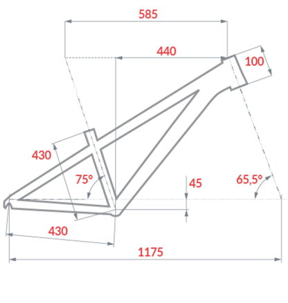 Bicykel BeFly SUGAR trail HT black M/17'