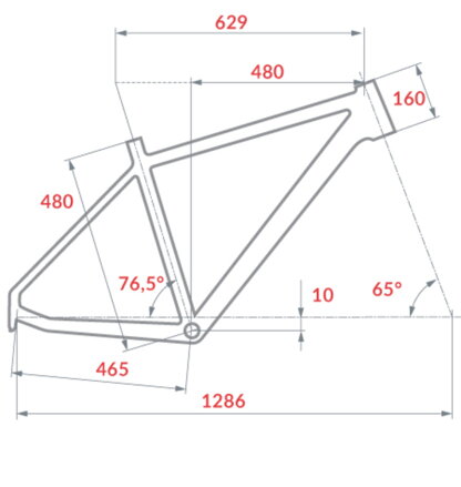 Bicykel Dema LEVRIERO anthracit - black M/18'