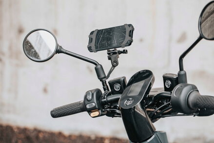 Topeak držiak na spätné zrkadlo MOTORCYCLE RIDECASE MOUNT RM + OMNI RIDE CASE