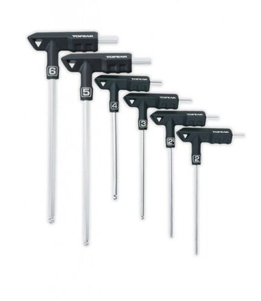 Topeak kľúče inbusové-T-HANDLE DUOHEX WRENCH SET