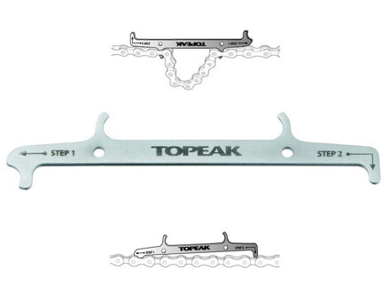 Topeak kaliber reťaze CHAIN HOOK & WEAR INDICATOR