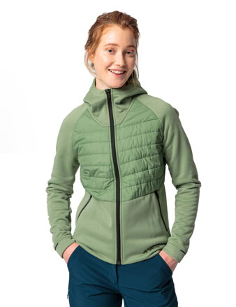 Vaude Comyou Fleece Jacket, dámska fleecová bunda, willow green