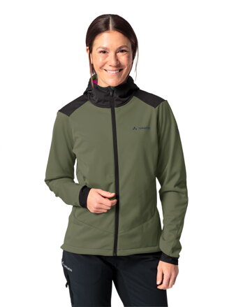 Vaude cyklistická bunda Qimsa Softshell, dámska, cedar wood