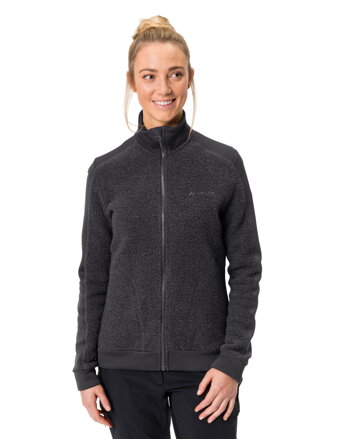 Vaude mikina Skomer Wool Fleece, dámska, phantom black