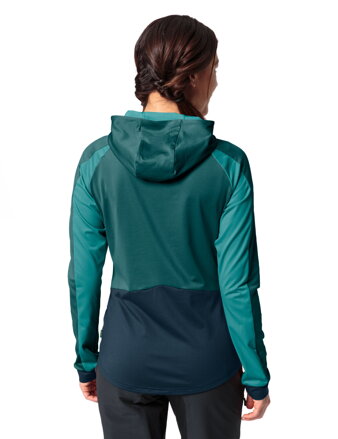 Vaude cyklistický dres Qimsa LS Shirt II, dámsky, mallar green